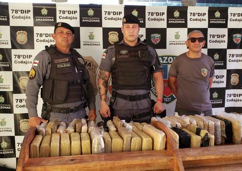 Polícia apreende 51kg de drogas dentro de malas em porto no Amazonas 