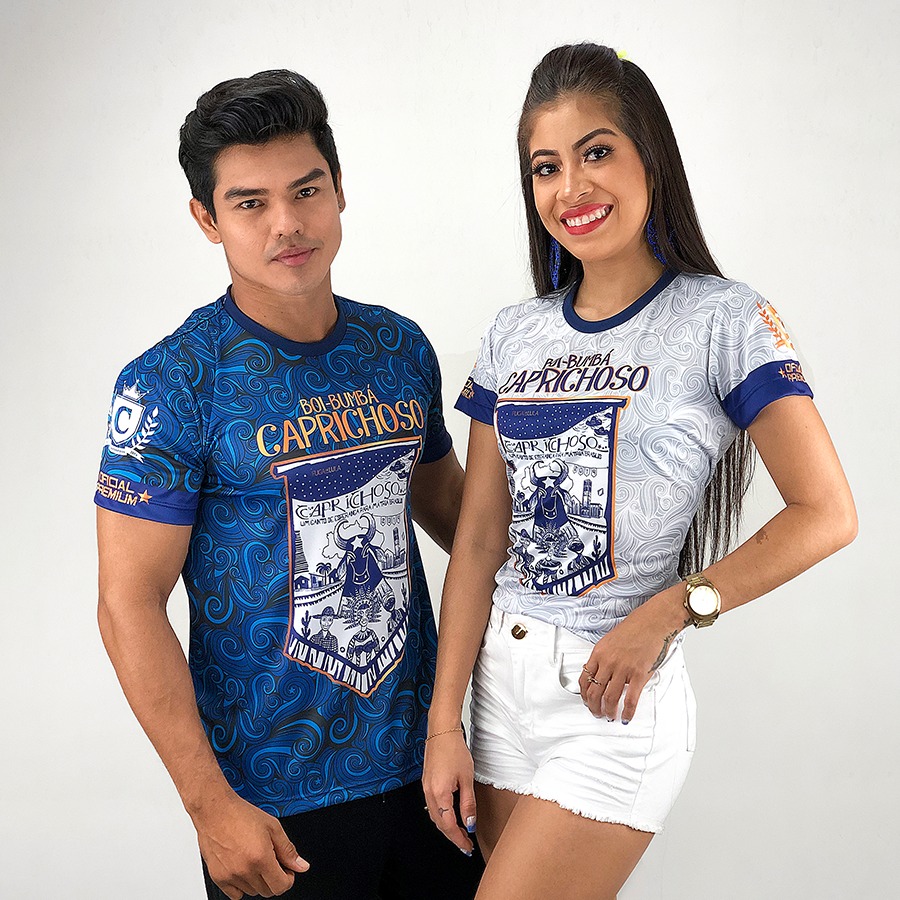 Camisa premium oficial do Caprichoso será lançada em feijoada neste feriado