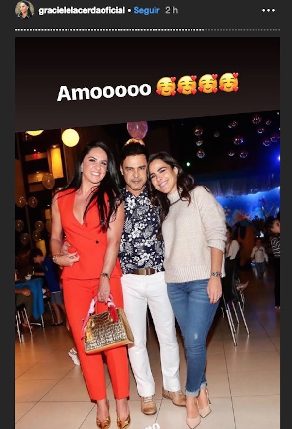 Graciele Lacerda posa com Wanessa em festa e dispara: ‘respeito e amor’