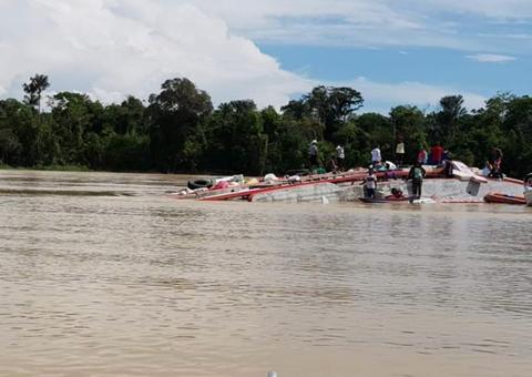 Seis pessoas seguem desaparecidas após barco afundar no Amazonas