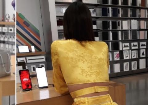 Sem avisar, fã tira foto de Bruna Marquezine e atriz deixa recado em resposta