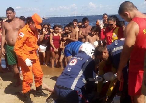 Criança de 10 anos tem parada cardiorrespiratória após se afogar na Praia da Ponta Negra