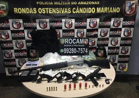 25 pessoas são presas e 13 armas de fogo são apreendidas em Manaus