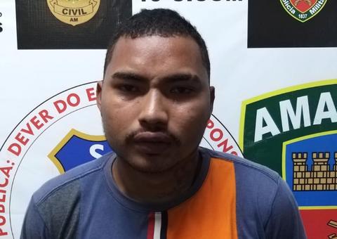 Jovem é preso com munições e porções de drogas em Manaus