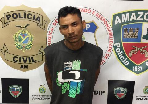Homem procurado por suspeita de homicídio é preso com meio quilo de oxi em Manaus