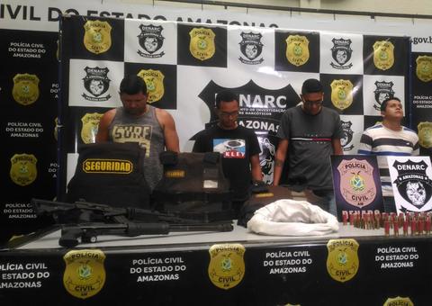 Grupo é preso com armas e munições na rodovia estadual AM-070 