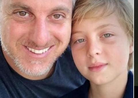 Luciano Huck choca ao mostrar raio-x com o crânio do filho rachado