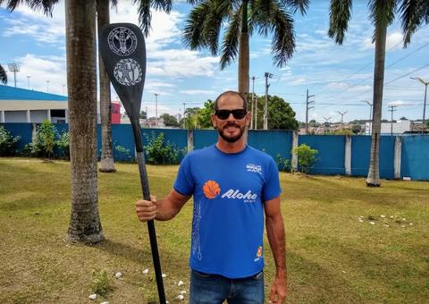 Amazonense está entre os três melhores atletas de SUP do Brasil