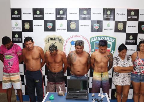 Nove são detidos durante operação contra o tráfico em Parintins