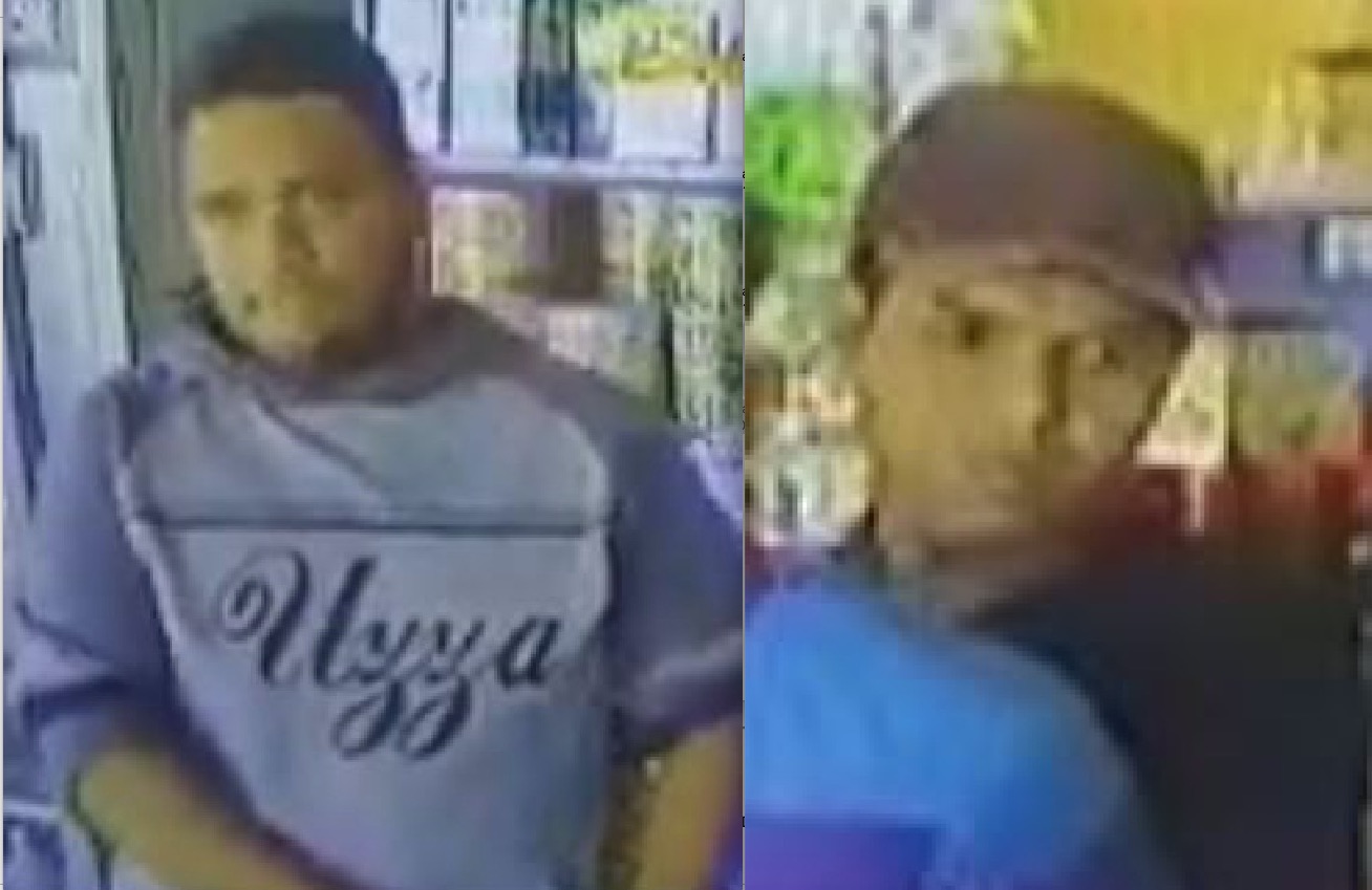 Polícia pede apoio para localizar dupla suspeita de roubar mercadinho em Manaus