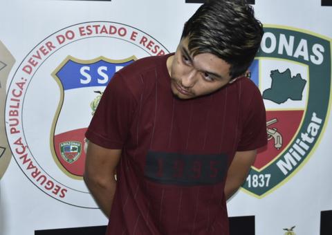  Polícia prende jovem suspeito de roubar clientes de lanchonete em Manaus