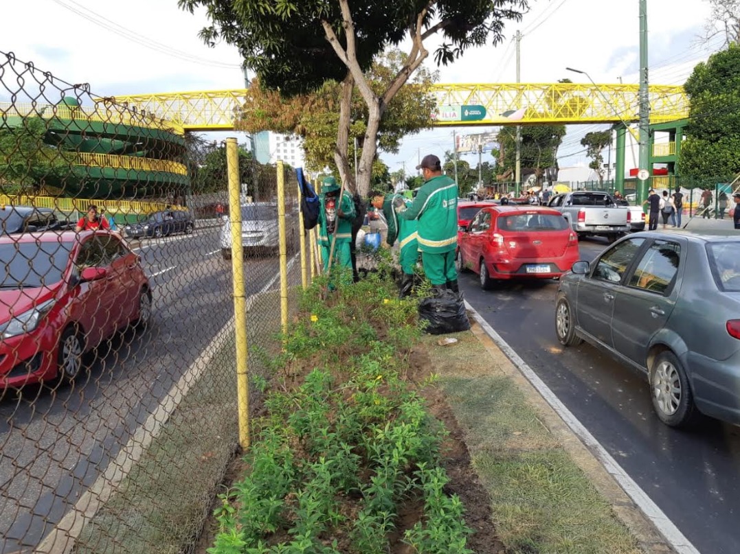 Comissão de Paisagismo e Urbanismo inicia intervenções nos corredores viários de Manaus 