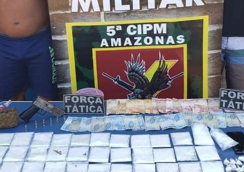 Polícia prende 13 homens e apreende mais de R$ 40 mil em espécie no Amazonas 