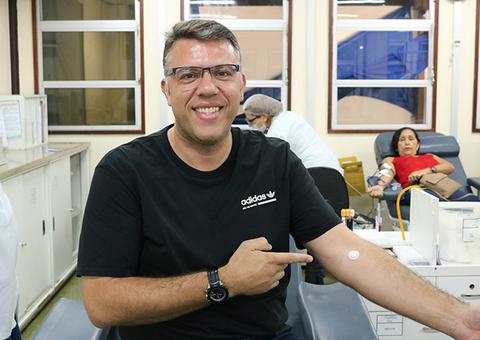 Servidores municipais doam sangue em apoio à campanha Junho Vermelho