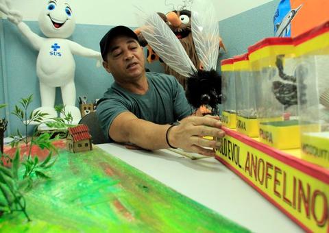 Servidor usa arte para promover saúde em Manaus 