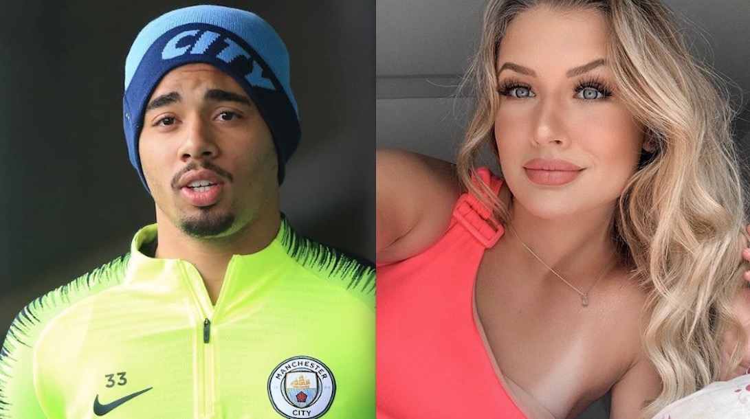 Gabriel Jesus está namorando modelo ex de Nego do Borel