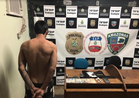 Operação no Amazonas resulta na prisão de oito pessoas e na apreensão de drogas e armas