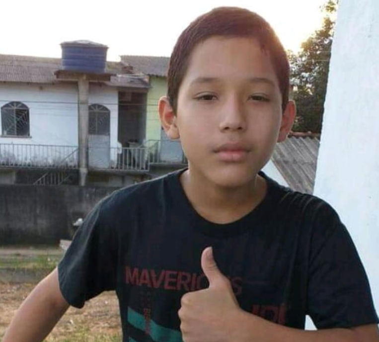 Menino de 12 anos desaparece após sair da casa do pai em Manaus