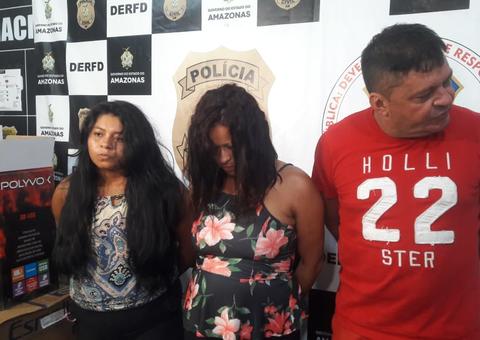 Trio é preso suspeito de roubar eletrodomésticos avaliados em R$15 mil em Manaus 