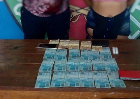 Casal é detido suspeito de usar notas falsas em comércios no Amazonas 