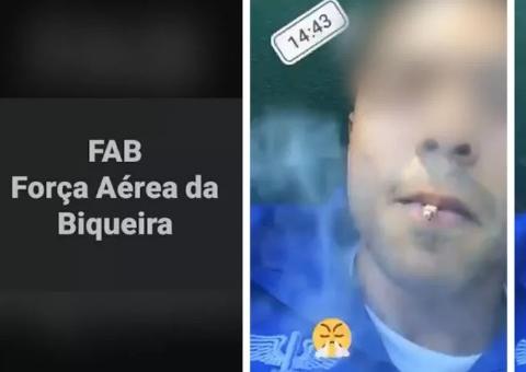 Soldado é demitido após publicar vídeo fumando e chamando FAB de 'Força Aérea da Biqueira'