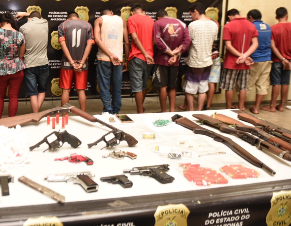 Instituto de Criminalística aponta crescimento na apreensão de armas em Manaus 