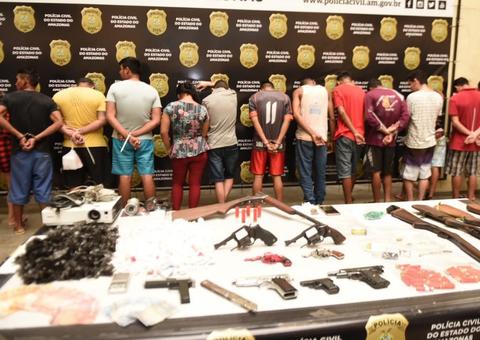 Número de apreensões de armas cresce 15,1% em Manaus
