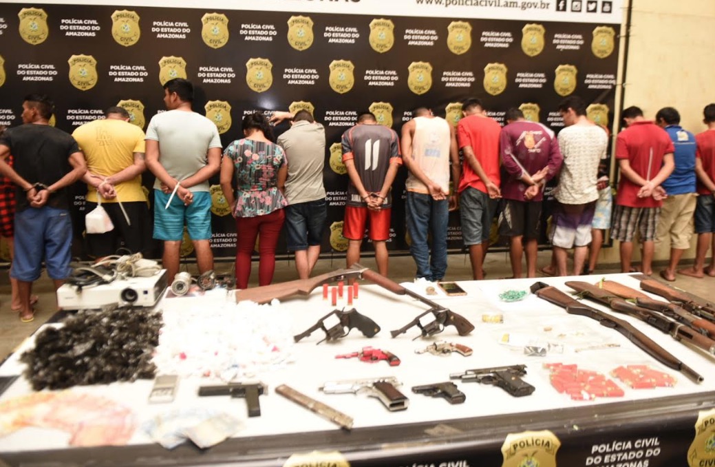 Número de apreensões de armas cresce 15,1% em Manaus