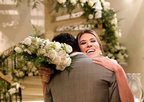 Alexandre Pato divulga foto inédita do casamento com Rebeca Abravanel