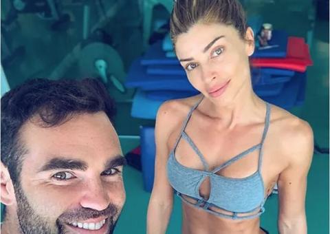 Grazi Massafera rouba cena com barriga ultrachapada em foto do personal 
