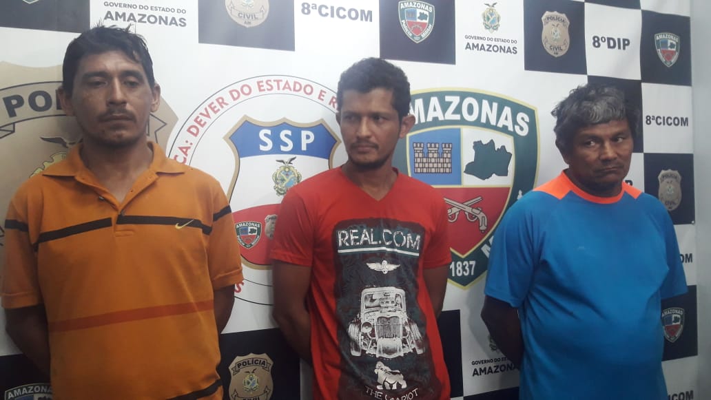 Preso trio que tentou matar homem por reclamar de muro irregular em Manaus
