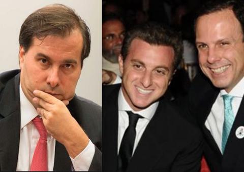 Maia fala em apoio natural a Doria e Huck em 2022