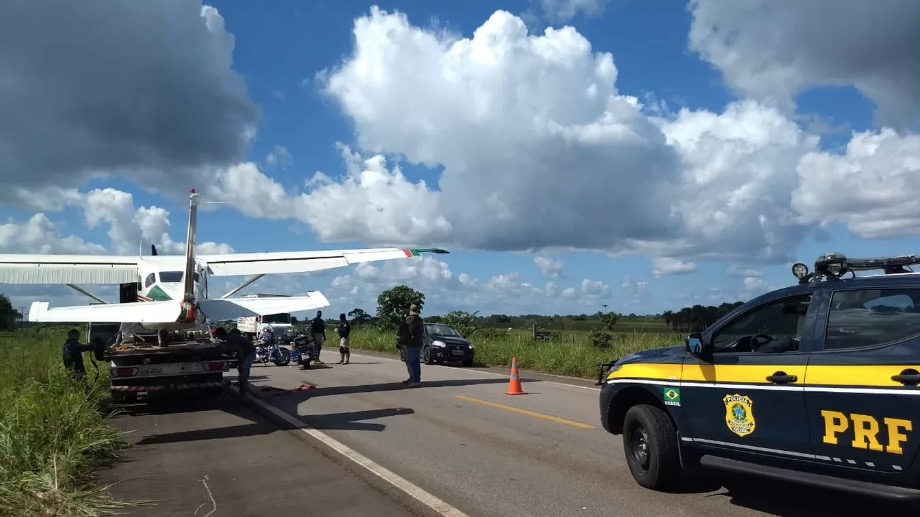 Avião com quase meia tonelada de cocaína na BR-174 é apreensão recorde da PF