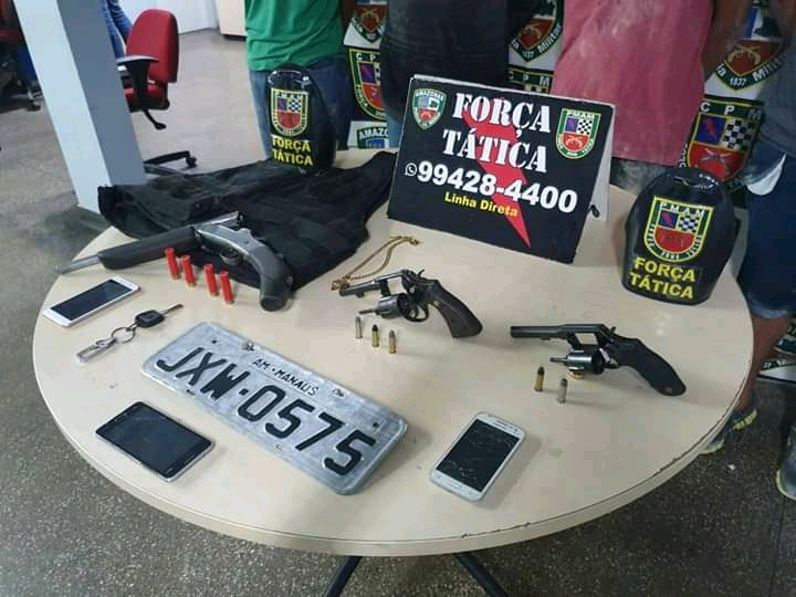 Membros da FDN são presos a caminho de tiroteio com rivais em Manaus