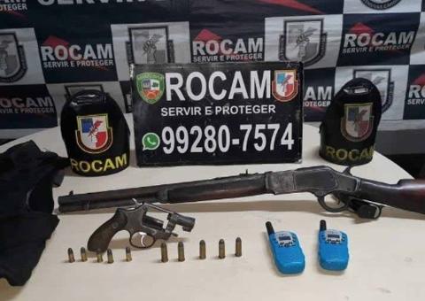 Com oito passagens pela polícia, jovem é preso com rifle e coletes à prova de balas em Manaus
