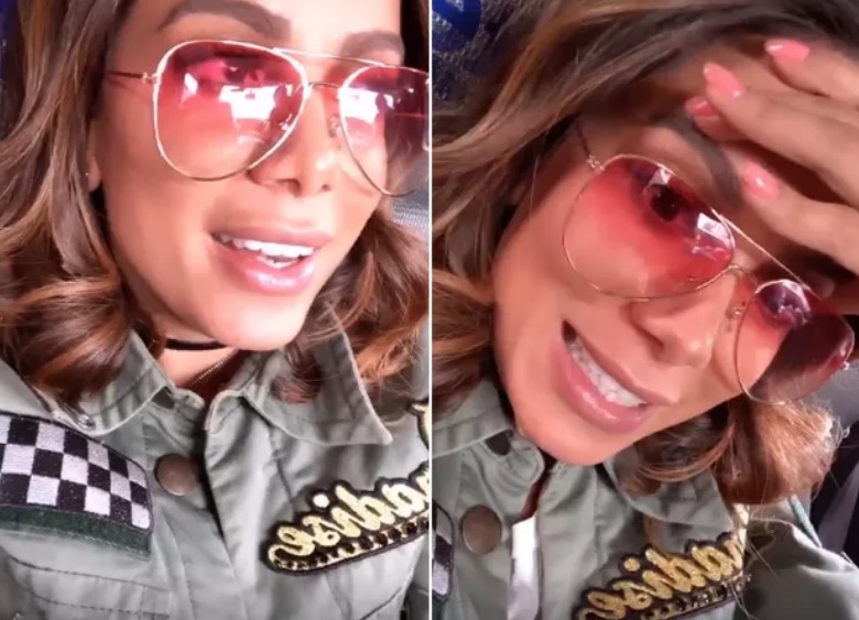Anitta diz que pegaria colombianos se não tivesse namorando: ‘saio transando com qualquer coisa’