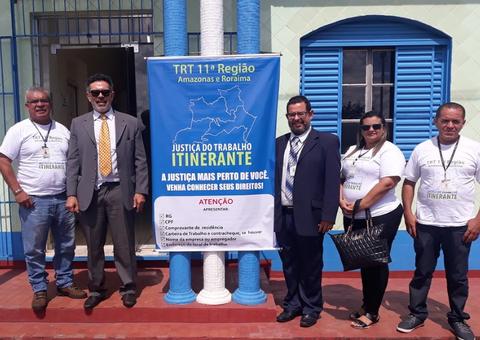 Municípios recebem serviços da Justiça do Trabalho Itinerante no Amazonas 