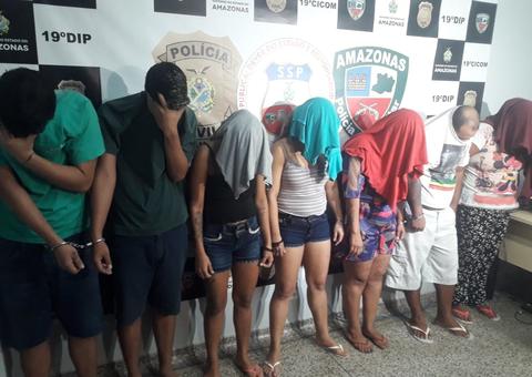 Em Manaus, 12 pessoas são presas suspeitas de executar membros de facção rival