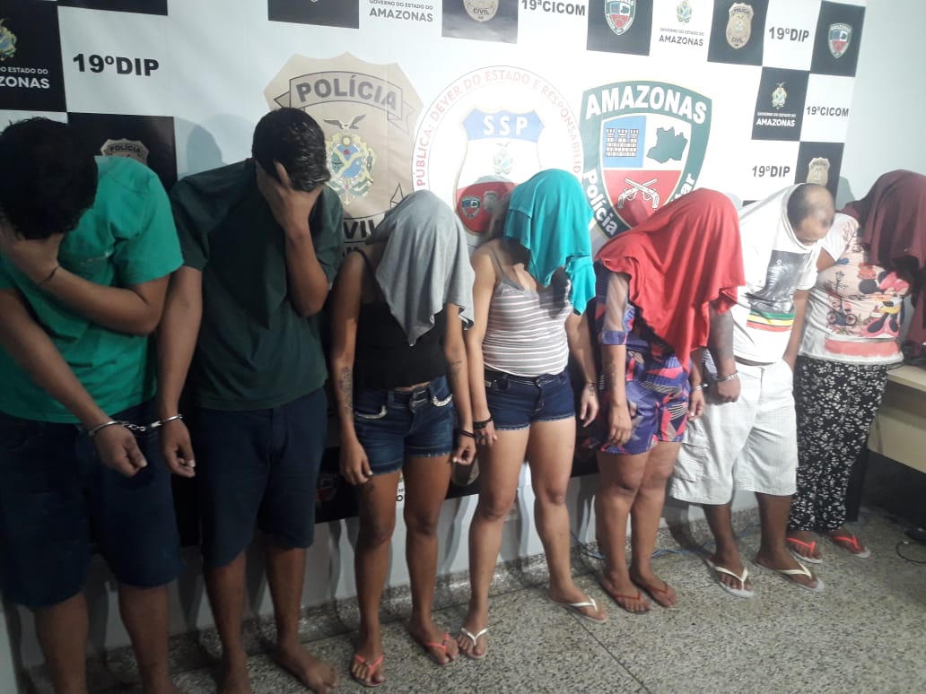 Em Manaus, 12 pessoas são presas suspeitas de executar membros de facção rival