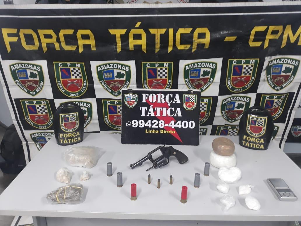 Em Manaus, polícia prende 16 pessoas e apreende cerca de 2kg de drogas