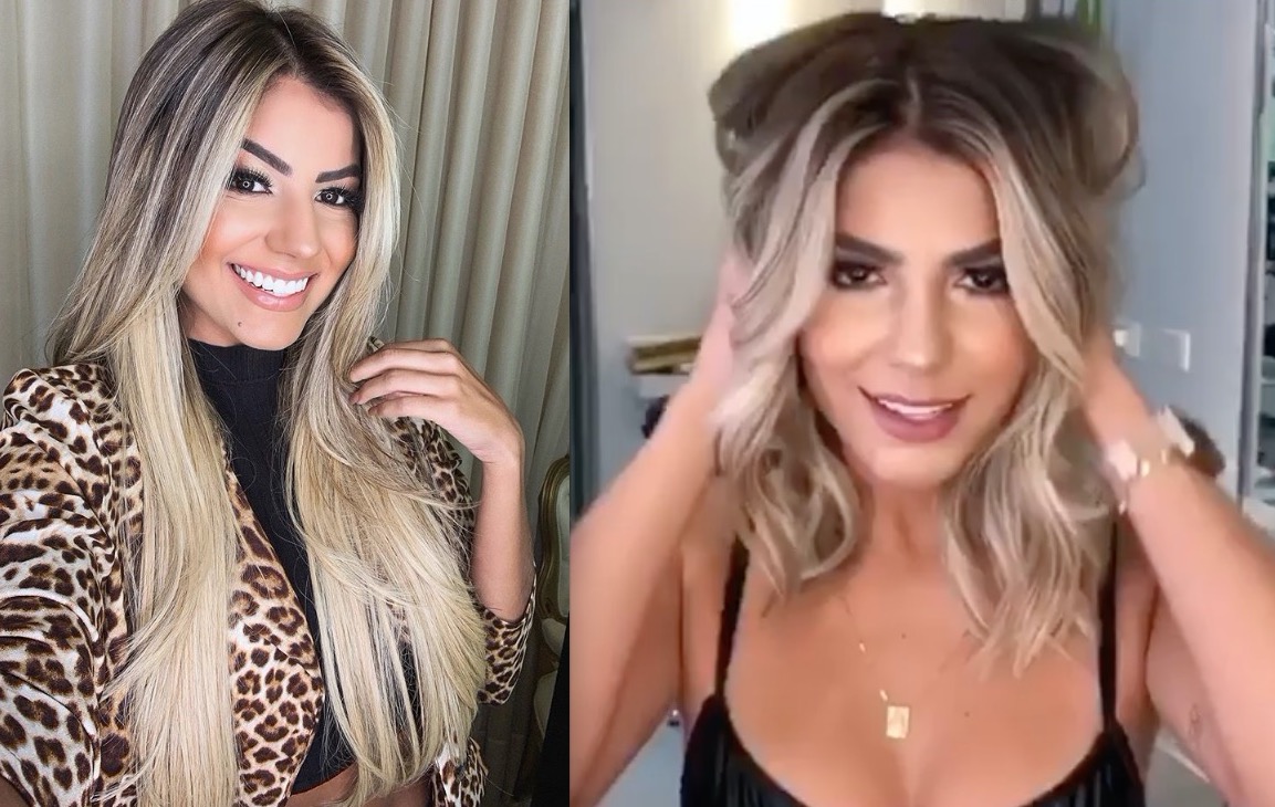 Ex-BBB Hariany radicaliza no visual e dá adeus a cabelões longos