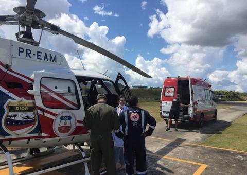 Motociclista fica em estado grave após colidir contra árvore no Amazonas