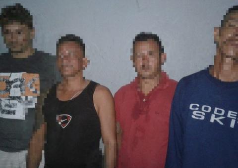 Após tiroteio em invasão, cinco homens são presos em Manaus