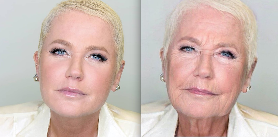Xuxa posta foto com aplicativo para 'envelhecer': 'é assim que muita gente me vê'