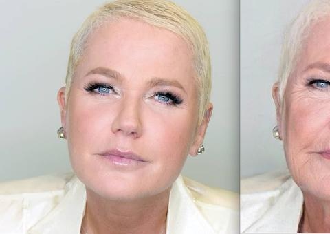 Xuxa posta foto com aplicativo para 'envelhecer': 'é assim que muita gente me vê'