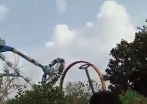Duas pessoas morrem e 29 ficam feridas após brinquedo de parque se partir no ar 