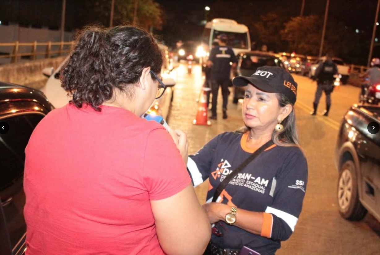 Detran flagra 209 motoristas cometendo infrações e embriagados no Amazonas