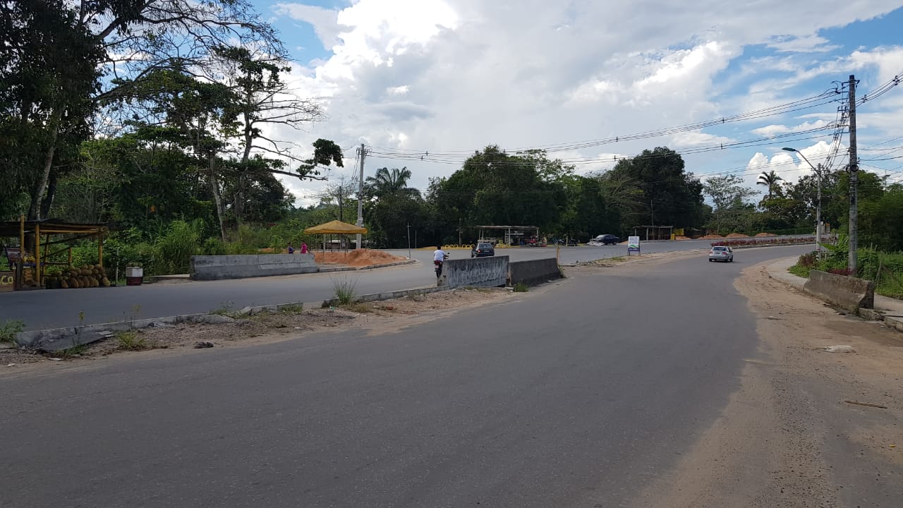 Em Manaus, obras no Anel Viário Sul alteram trânsito na Estrada do Tarumã