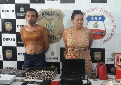 Dupla suspeita de usar chave mestra para roubar condomínios de luxo é presa em Manaus 