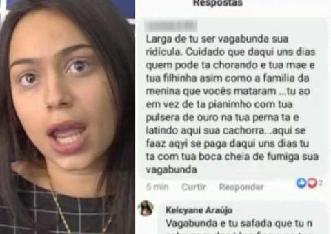 Após confessar crime e ser liberada, Kelcyane é avisada: 'Vai ficar com a boca cheia de formiga'